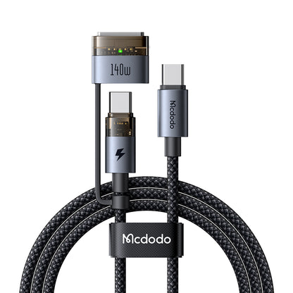 USB-C nabíjecí kabel - USB-C / MagSafe 3 Mcdodo CA-8860, 240W, 2m, černá