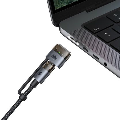 USB-C nabíjecí kabel - USB-C / MagSafe 3 Mcdodo CA-8860, 240W, 2m, černá