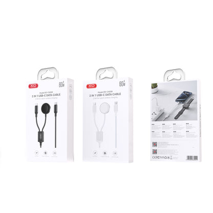 Bezdrátová nabíječka XO Design CX030 pro Apple Watch Series, USB-C, Černá