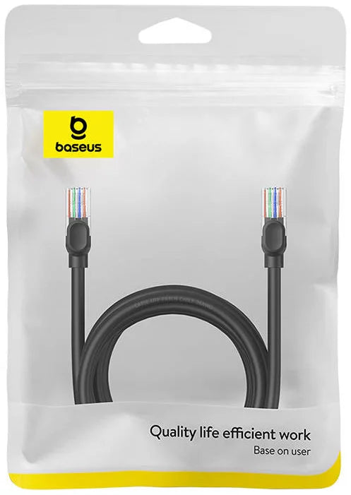 Síťový kabel Baseus, UTP, Cat5, 3m, Černý B00133206111-04