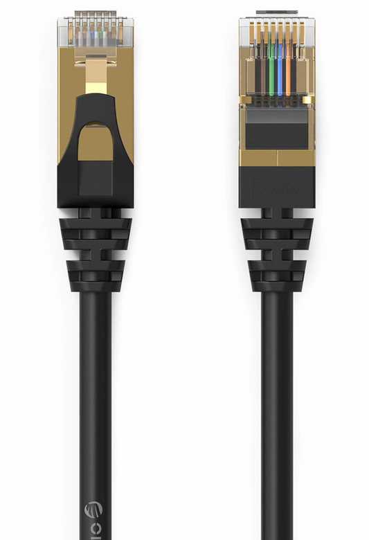 Síťový kabel Orico PUG-C7, UTP, Cat7, 3m, černý