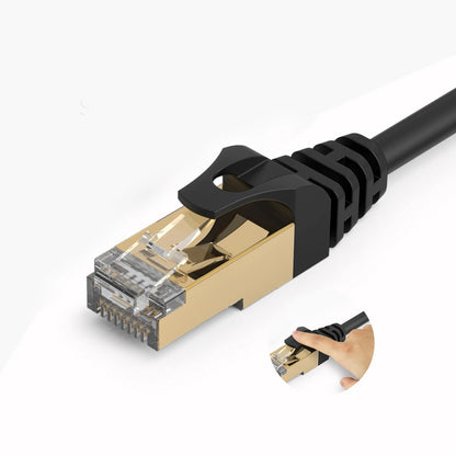 Síťový kabel Orico PUG-C7, UTP, Cat7, 1m, černý