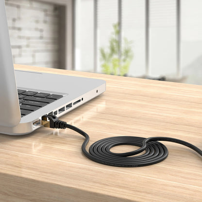Síťový kabel Orico PUG-C7, UTP, Cat7, 1m, černý