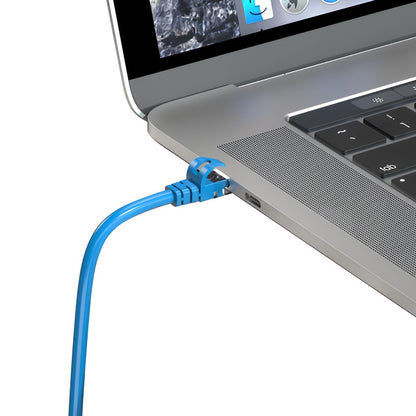 Síťový kabel XO Design GB007, UTP, Cat6, 1m, Modrý