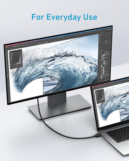 Video kabel Anker, HDMI - HDMI, 8K, 1.8m, Černý A8742011