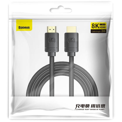 Video kabel Baseus High Definition, HDMI - HDMI, 8K, 2m, Černý CAKGQ-K01