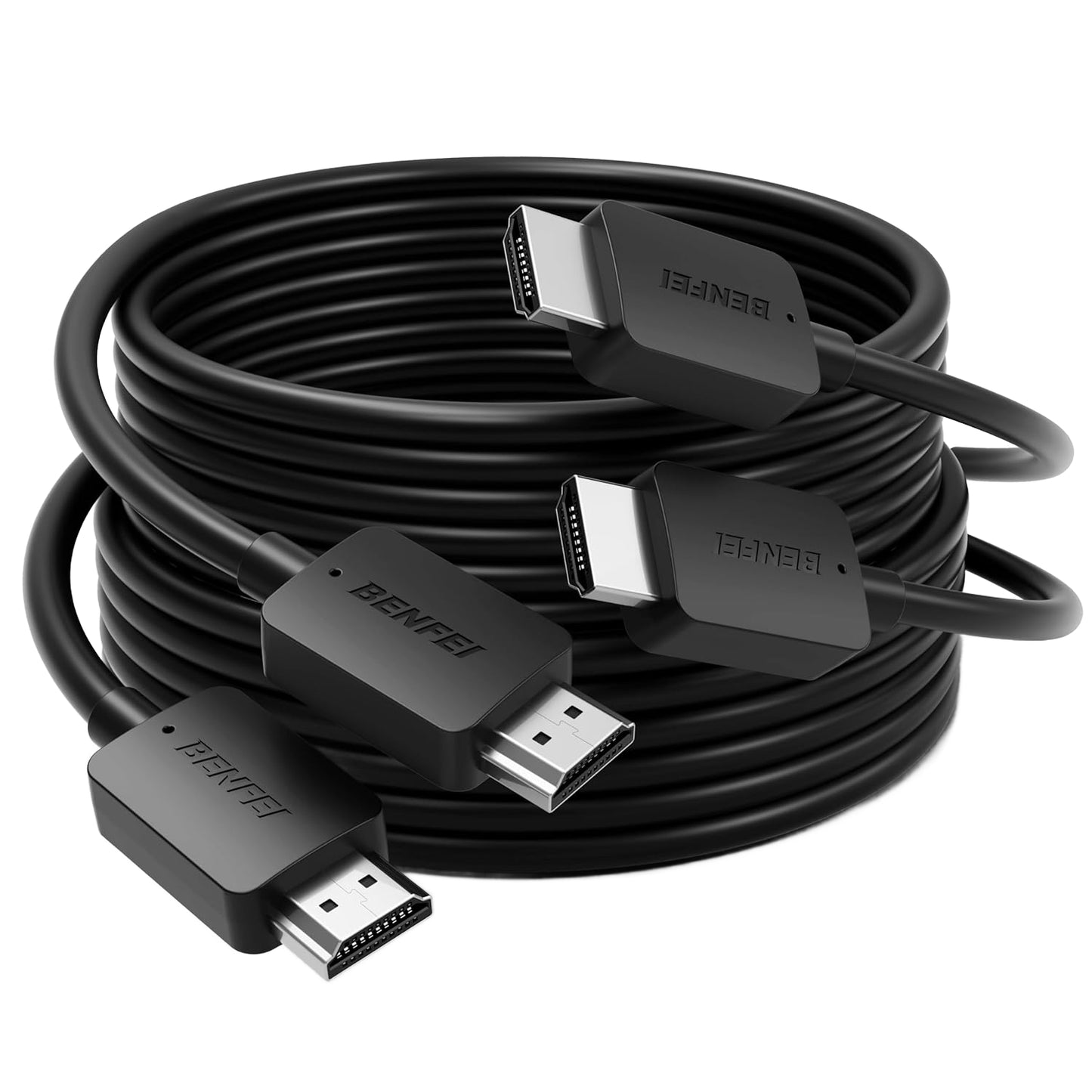 Benfei Video kabel, HDMI - HDMI, 8K, 1,8 m, Sada 2 kusy, Černá