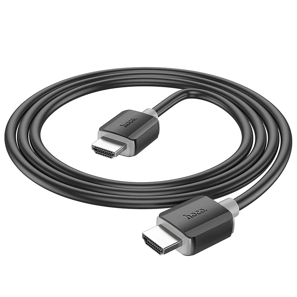 Video kabel HOCO US08, HDMI - HDMI, 4K, 2m, černý