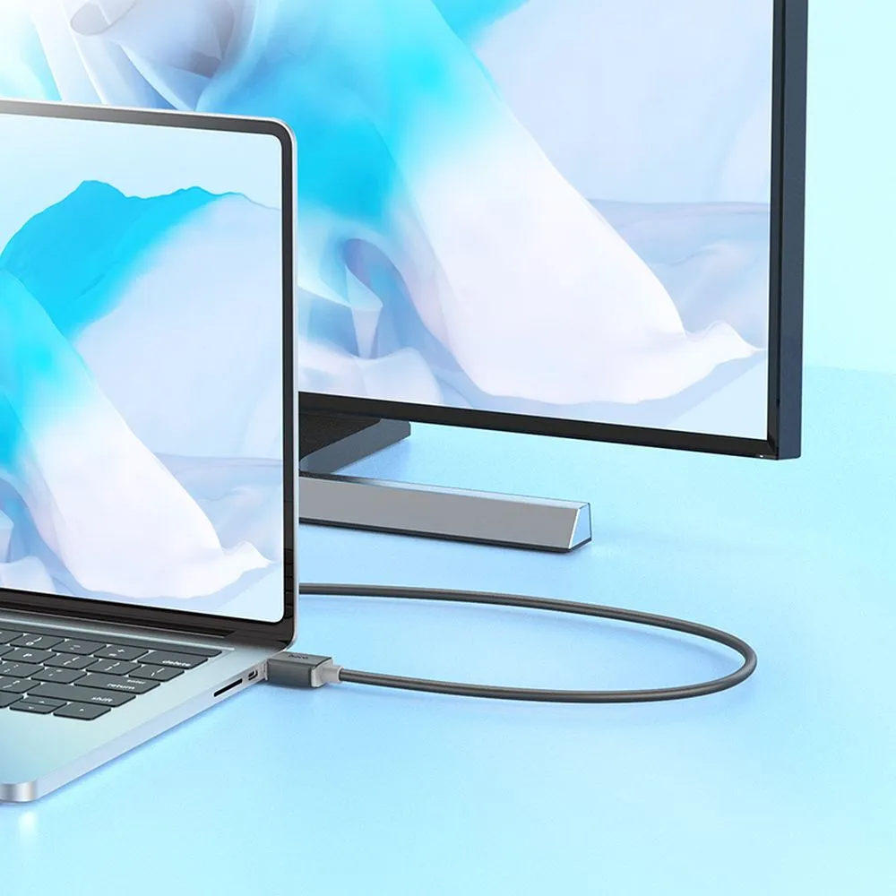 Video kabel HOCO US08, HDMI - HDMI, 4K, 2m, černý