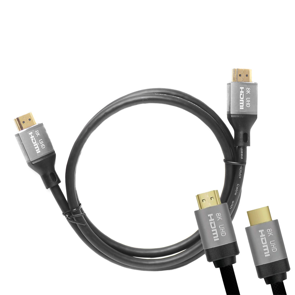 Video kabel LTC Gold, HDMI - HDMI, 8K, 1m, černý