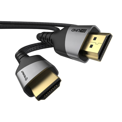 Video kabel Techsuit NexusVision Pro CX3, HDMI - HDMI, 8K, 2m, Šedý