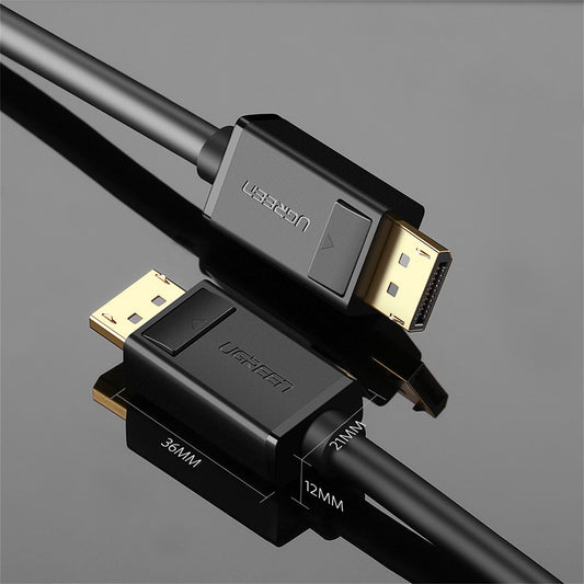 Video kabel UGREEN DP102, DisplayPort - DisplayPort, 4K, 2m, černý