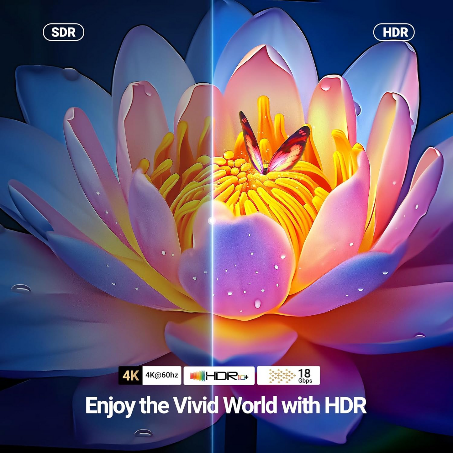 Video kabel UGREEN HD118, HDMI - HDMI, 4K, 1.5m, černý
