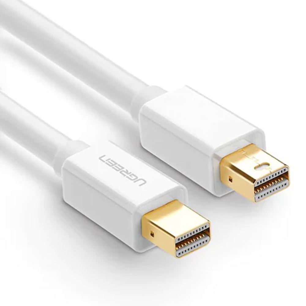 Video kabel UGREEN, MiniDisplayPort - MiniDisplayPort, 4K, 2m, Bílý