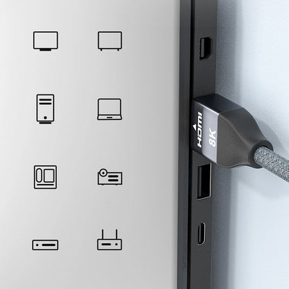 WZK Ultraboost Video kabel, HDMI - HDMI, 8K, 3m, šedý WHDMI-30 WHDMI-30 