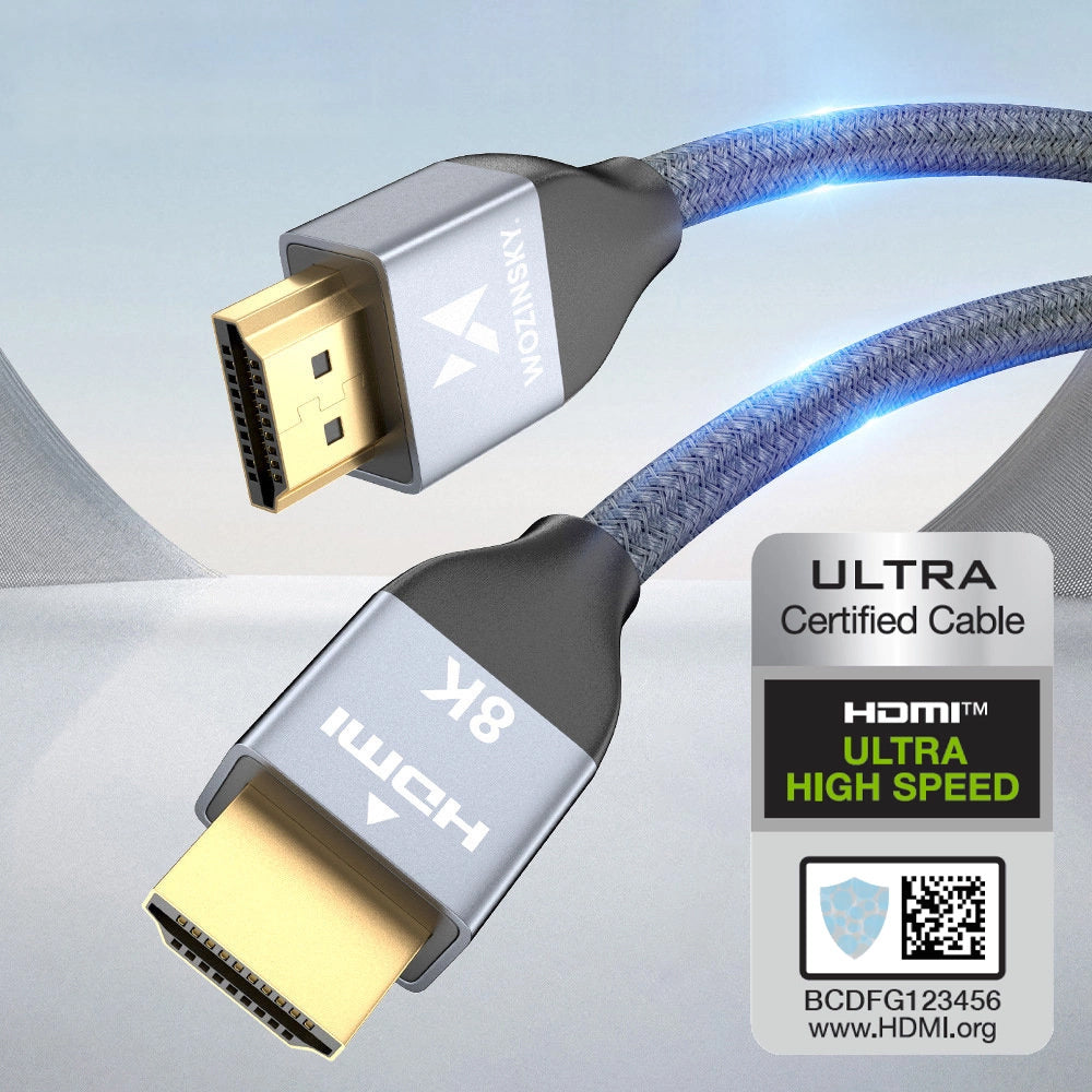 WZK Ultraboost Video kabel, HDMI - HDMI, 8K, 3m, šedý WHDMI-30 WHDMI-30 
