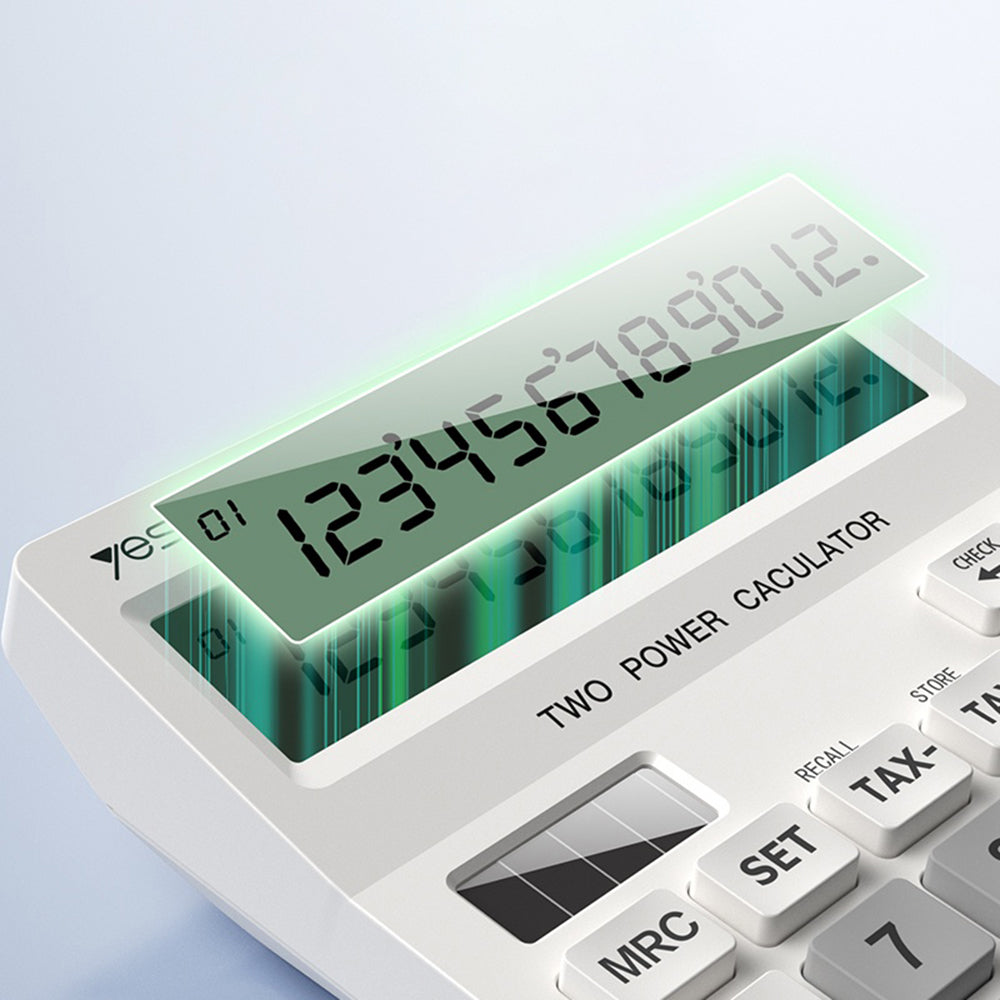 Kalkulačka Yesido EC10 pro kancelář, bílá