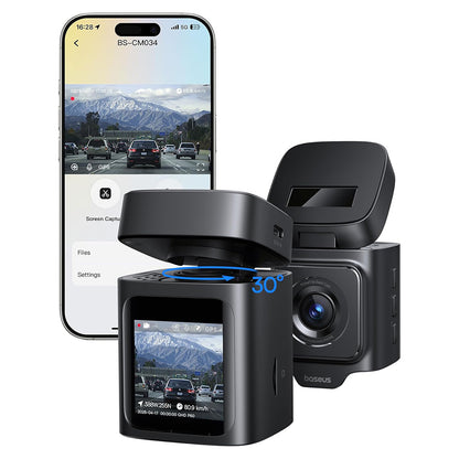 Auto kamera Baseus PrimeTrip VD1, 3K, Wi-Fi, GPS, Displej 1.54inch C10669000123-00
