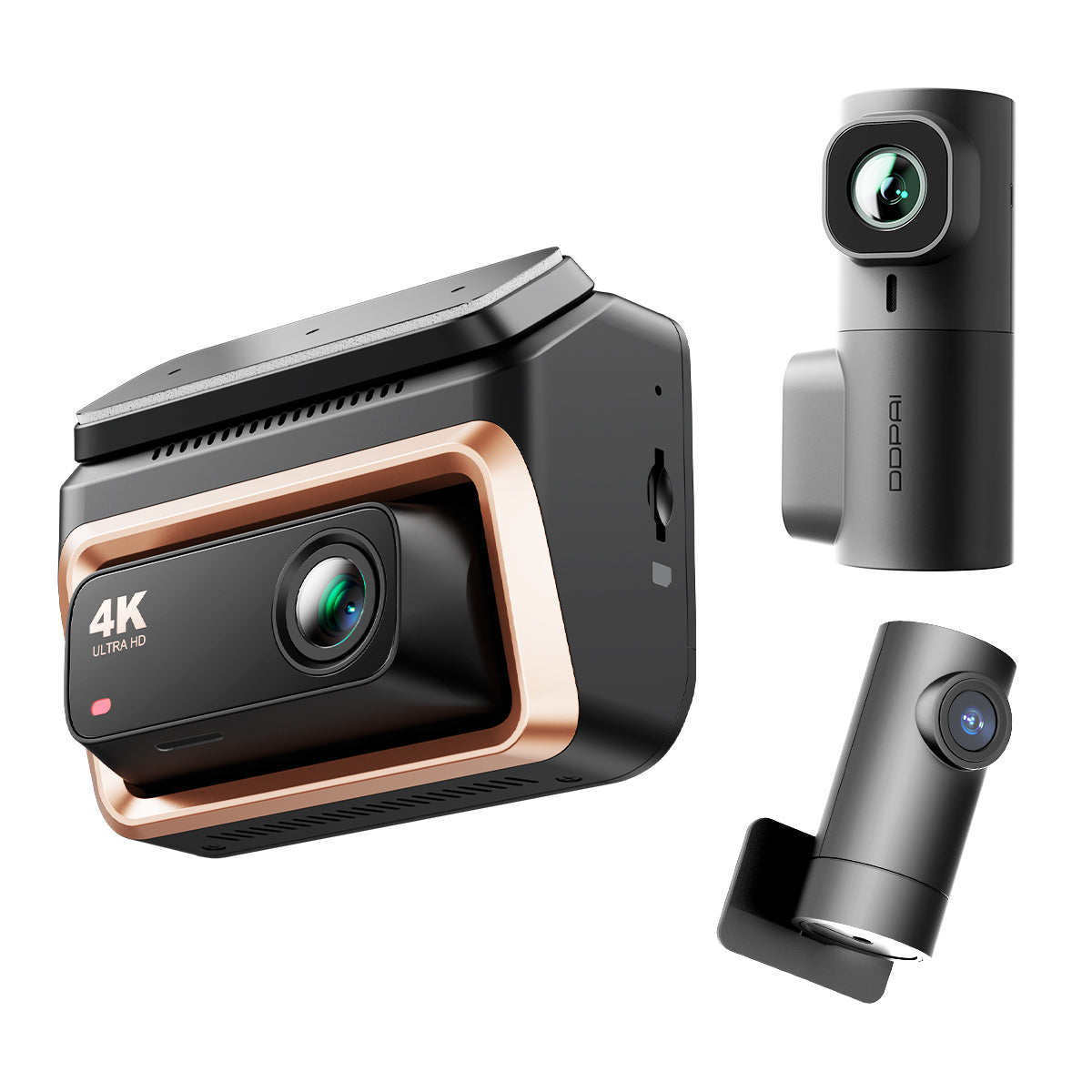Přední a zadní pomocná kamera do auta DDPAI Z60 Pro 3-CH, 4K, Wi-Fi, GPS, 3palcový displej