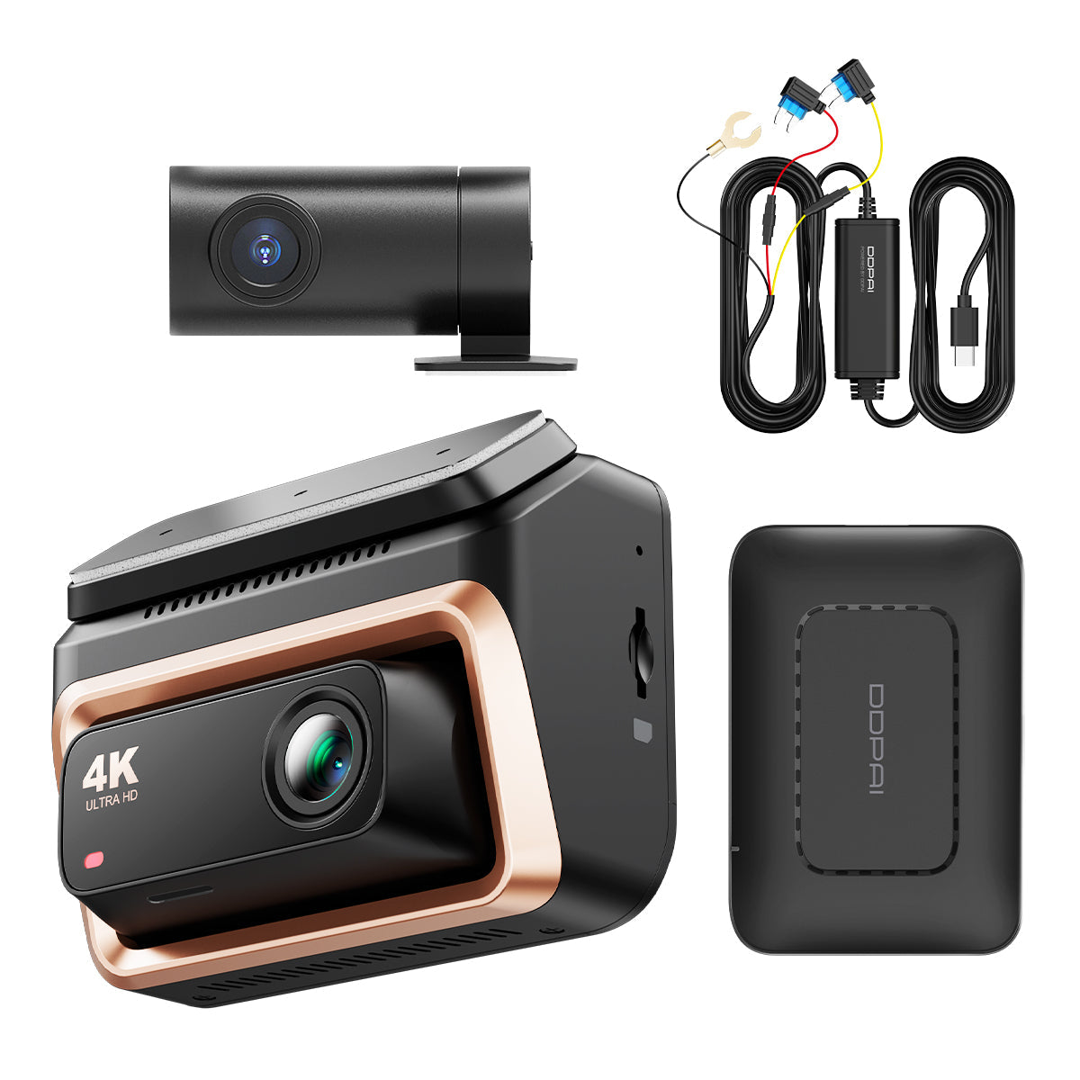 Přední a zadní kamera do auta DDPAI Z60 Pro 4G, 4K, Wi-Fi, GPS, 3palcový displej