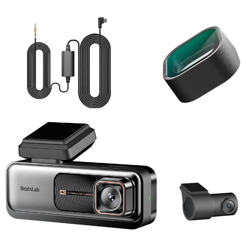 Přední a zadní kamera do auta Botslab G980H Pro, 4K, Wi-Fi, GPS, displej 2,45 palce