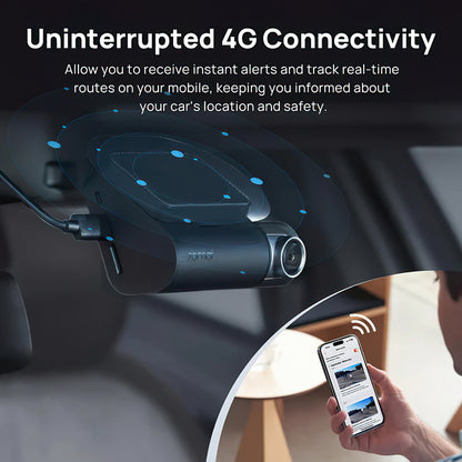 Auto Kamera Přední Zadní 70mai Dash Cam A510, 3K, GPS, Wi-Fi, Displej 2 palce