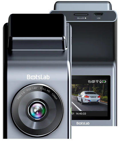 Přední a zadní kamera do auta Botslab G300H Plus, 4K, Wi-Fi, GPS, displej 2,4 palce