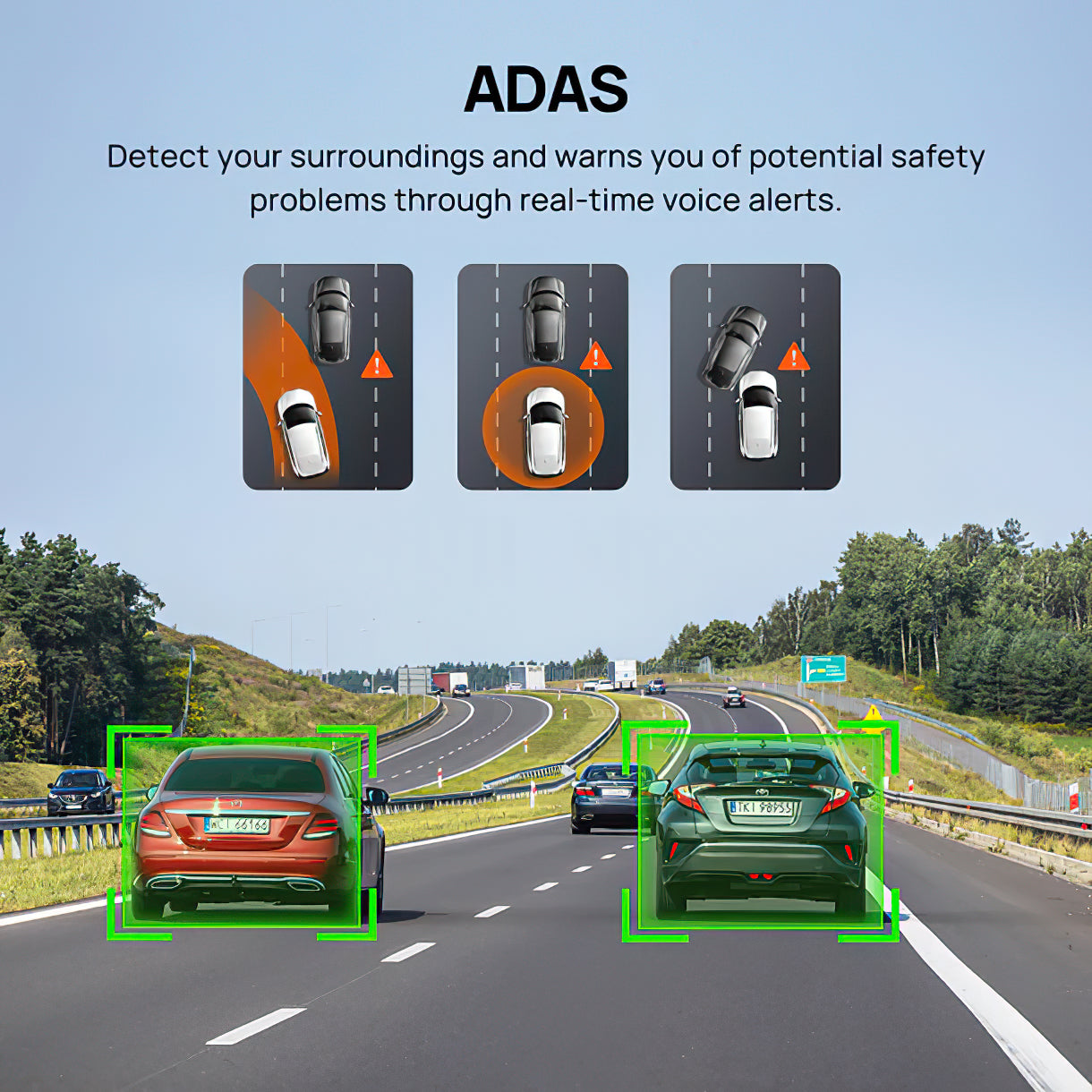 Auto Kamera Přední Zadní 70mai Dash Cam A510, 3K, GPS, Wi-Fi, Displej 2 palce