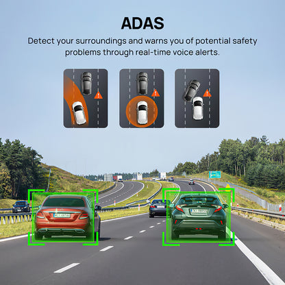 Auto Kamera Přední Zadní 70mai Dash Cam A510, 3K, GPS, Wi-Fi, Displej 2 palce