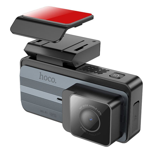 Auto kamera přední/zadní HOCO DV12, 2K, Wi-Fi, GPS, Displej 3.69inch