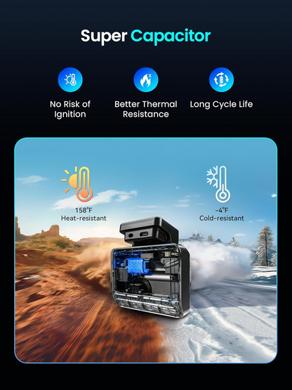 Auto kamera DDPAI Z50 Pro Dual, přední a zadní, 4K, Wi-Fi, GPS, displej 3 palce