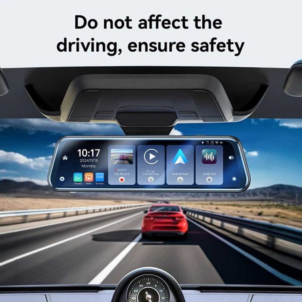 Auto kamera Yesido KM24 s Carplay / Android Auto, 4K, Displej 9.66 palce