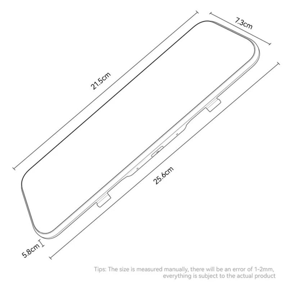 Auto kamera Yesido KM24 s Carplay / Android Auto, 4K, Displej 9.66 palce