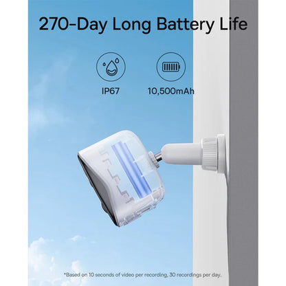 Bezpečnostní kamera Baseus N1 Plus, Wi-Fi, 2K, IP67, venkovní S0TZ002130