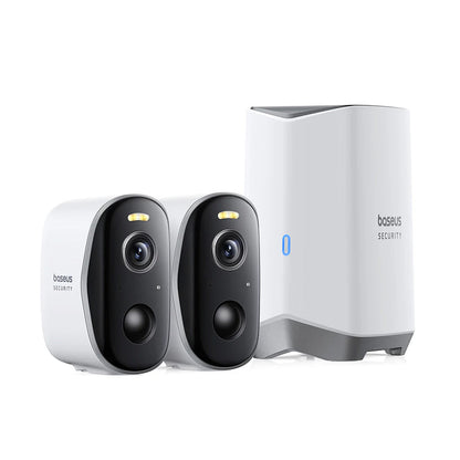 Kamera Baseus N1 pro dohled, Wi-Fi, 2K, IP67, venkovní, sada 2 kusy A00061900113-01