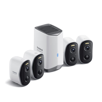 Kamera Baseus N1 pro dohled, Wi-Fi, 2K, IP67, venkovní, sada 4 kusů ACSLH-01