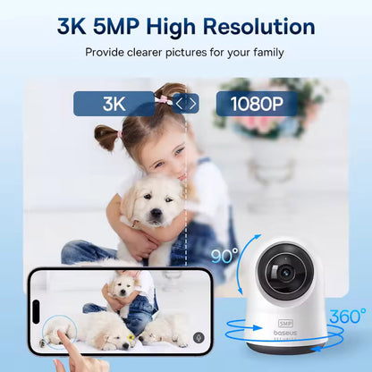 Kamera Baseus P1 Pro pro dohled, Wi-Fi, 3K, interiérová S0TW002131