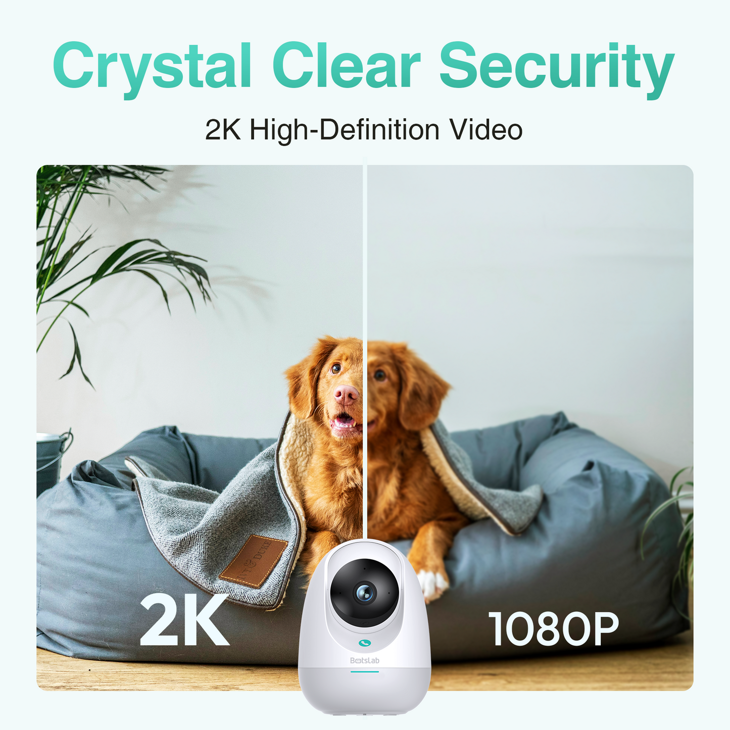 Dohledová kamera Botslab 2E Pro C213, Wi-Fi, 2K, 2K, vnitřní kamera 