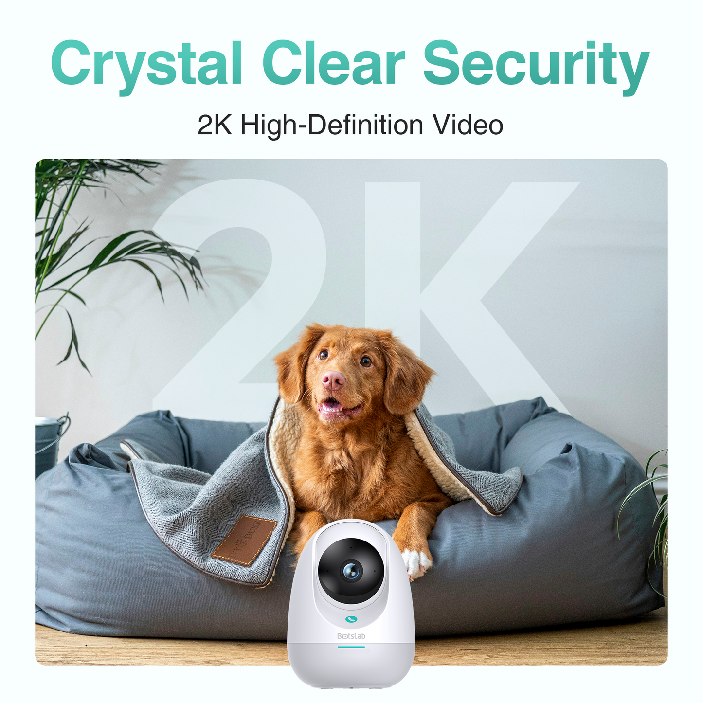 Dohledová kamera Botslab 2E Pro C213, Wi-Fi, 2K, 2K, vnitřní kamera 