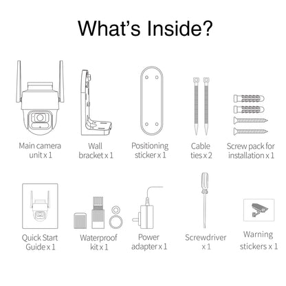 Dohledová kamera Botslab W311, Wi-Fi, 2K, IP66, venkovní 