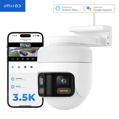 iMILAB EC6 Panorama bezpečnostní kamera, Wi-Fi, 3.5K, IP66, venkovní CMSXJ115A