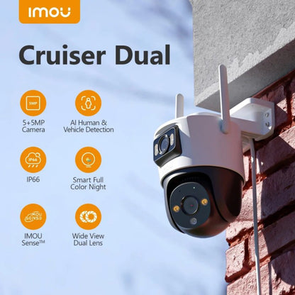 Imou Cruiser Dual bezpečnostní kamera, Wi-Fi, 2.8K + 2.8K, IP66, venkovní IPC-S7XP-10M0WED-0360B