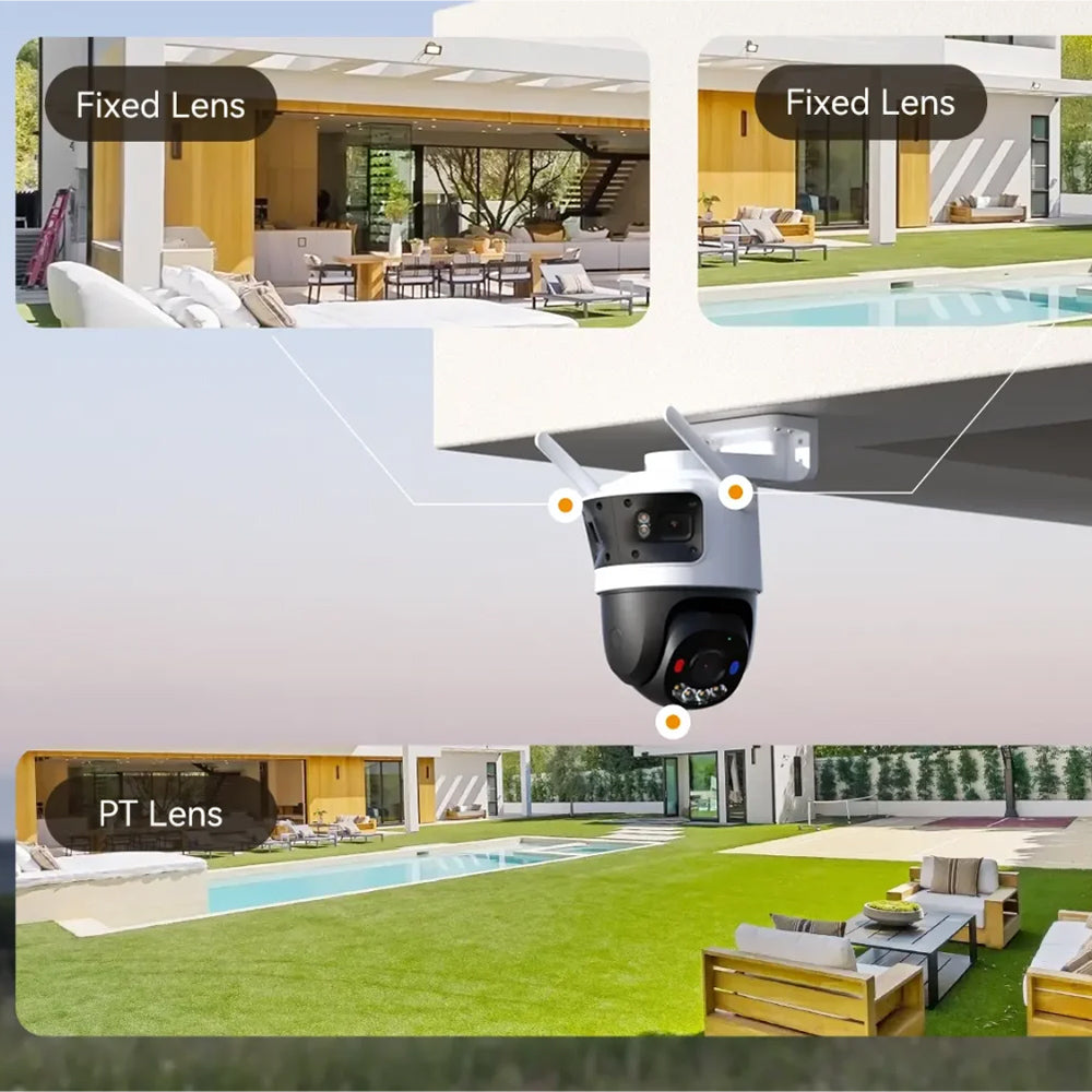 Kamera Imou Cruiser Triple, Wi-Fi, 3K + 2K, IP65, venkovní, bílá IPC-S7UP-11M0WED