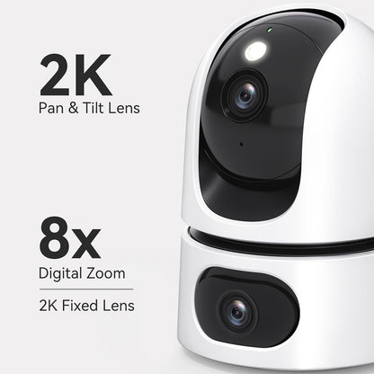 Kamera Imou Ranger Dual, Wi-Fi, 2K + 2K, Interiér, Bílá IPC-S2XP-6M0WED