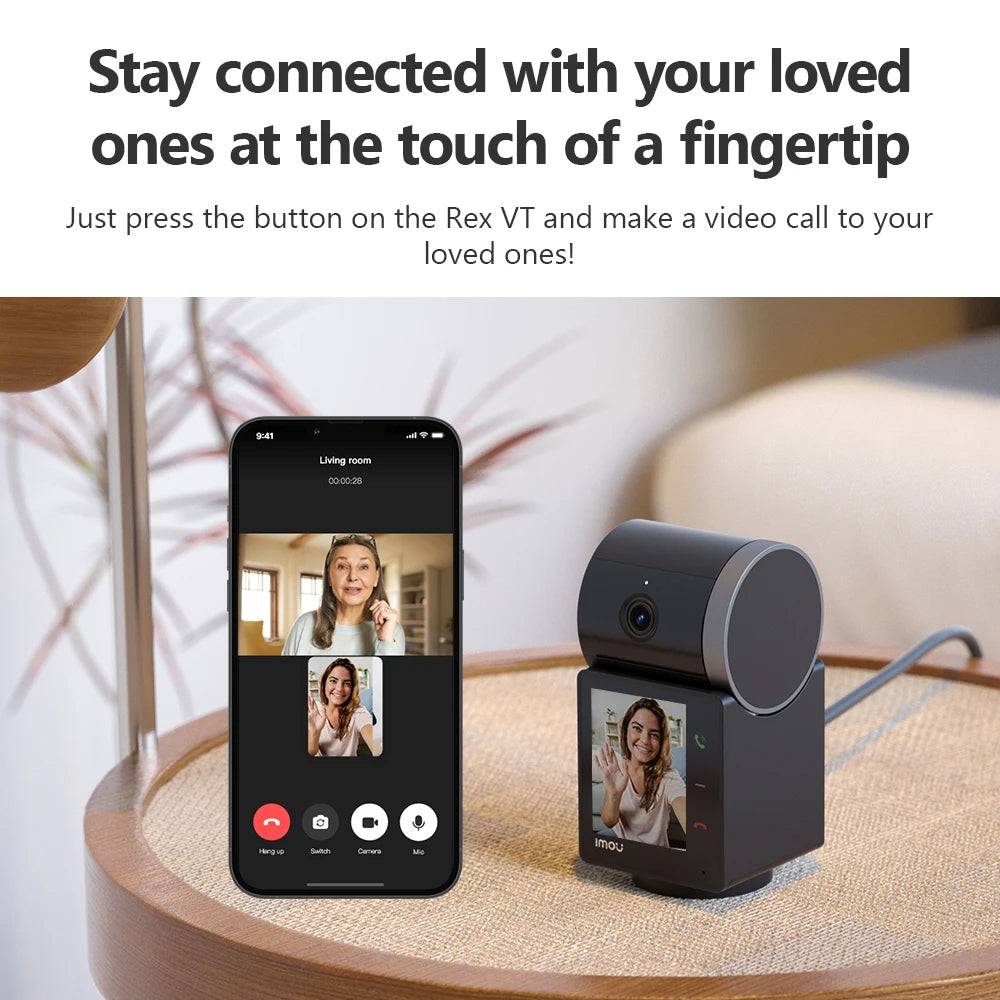 Kamera Imou Rex VT Pro, Wi-Fi, 3K, Interiér, Černá IPC-S2VBP-5M0WR