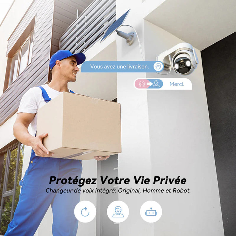 Sada bezpečnostní kamery Imou Cell PT, Wi-Fi, 2K, IP66, solární panel, venkovní KIT/IPC-K9EP-3T0WE/FSP12-TYPEC