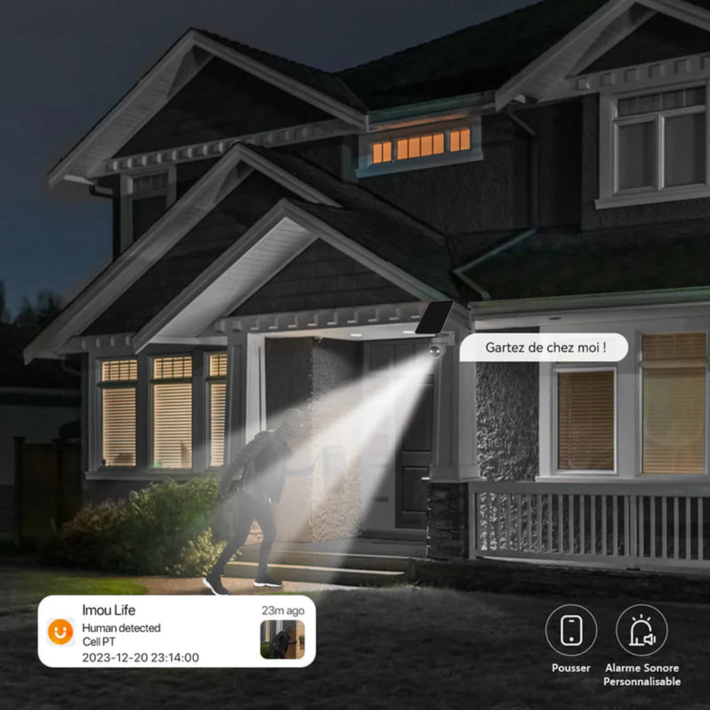 Kamera Imou Cell PT Kit, Wi-Fi, 2K, IP66, Solární panel, Venkovní, Bílá KIT/IPC-K9EP-3T0WE/FSP12-TYPEC