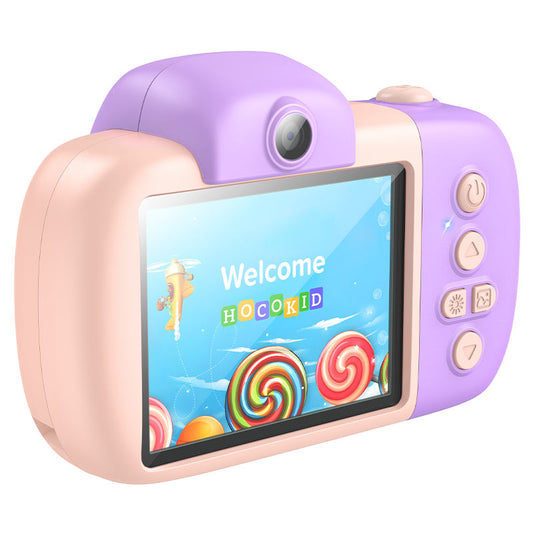 Digitální kamera HOCO DV201 Kids, 1080P, 2MP, Růžová