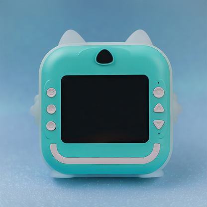 Digitální fotoaparát s tiskovou funkcí MaXlife MXPC-100 Kids, modrý