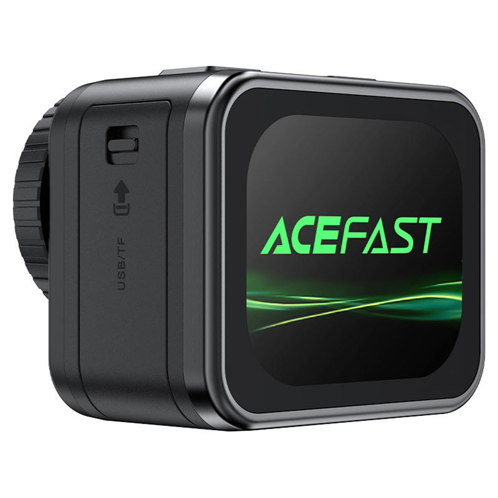 Sportovní kamera Acefast X1, 4K, Wi-Fi, Černá